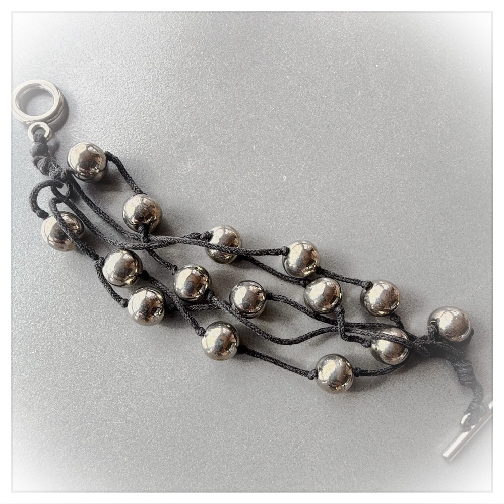 Sterling Silver Beaded Bracelet